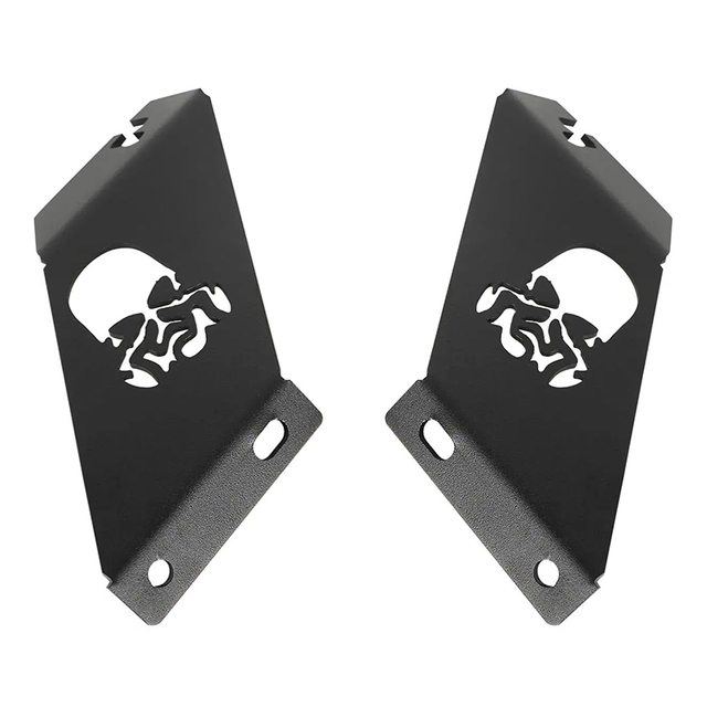 Cagoule Skull Bracket pour Jeep Wrangler JK Engine Driving Auxiliary LED Light Bar