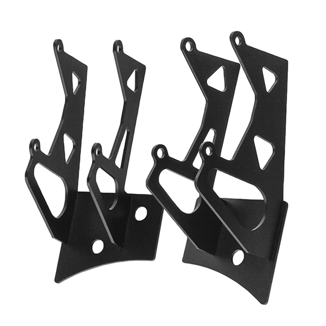 A-Pillar Butterfly Dual Spotlight Holder LED Pods Mount Bracket for Jeep Wrangler JK