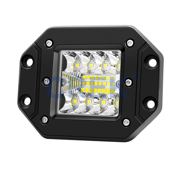 5 Inch Cube Car Bumper Flush Mount LED Work Pod Light for SUV