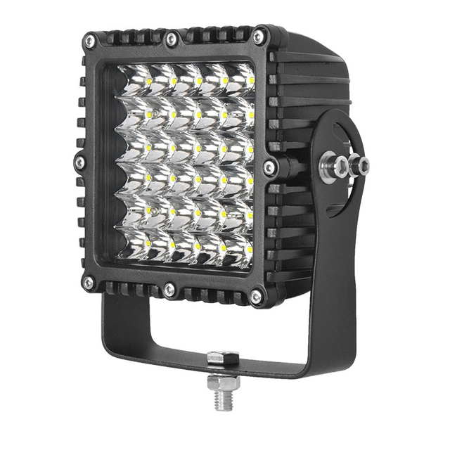 5 Inch 108W Square SUV ATV 4X4 LED Driving Work Light