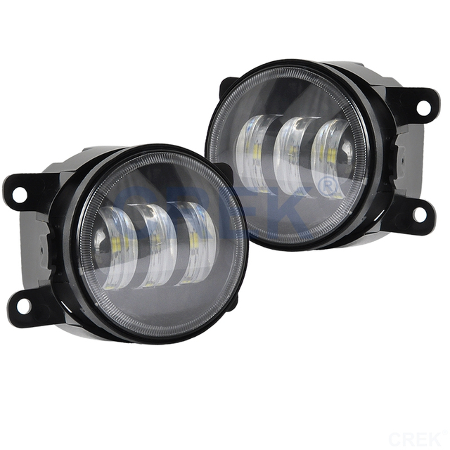 30W Round LED Fog Light For Motorcycle for SUV Jeep