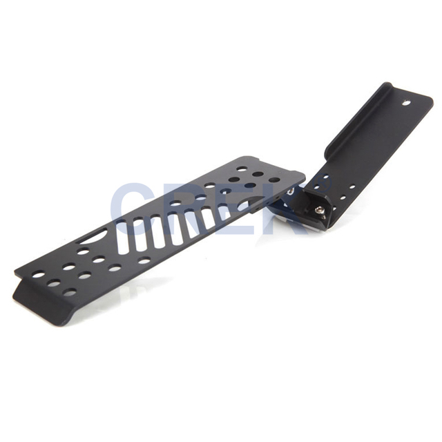 4X4 Offroad Accessories Black Steel Left Side Foot Rest Kick Pedal for Jeep Wrangler JL
