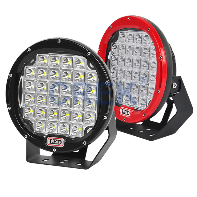 96W 9 Inch Super Bright Waterproof 4X4 LED Spotlight for Offroad Driving 