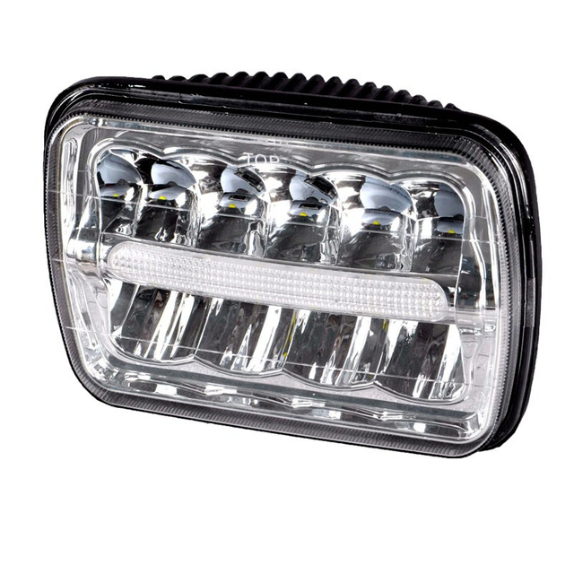 7 Inch Square Auto LED Headlight 12V 24V Car H4 Headlamp