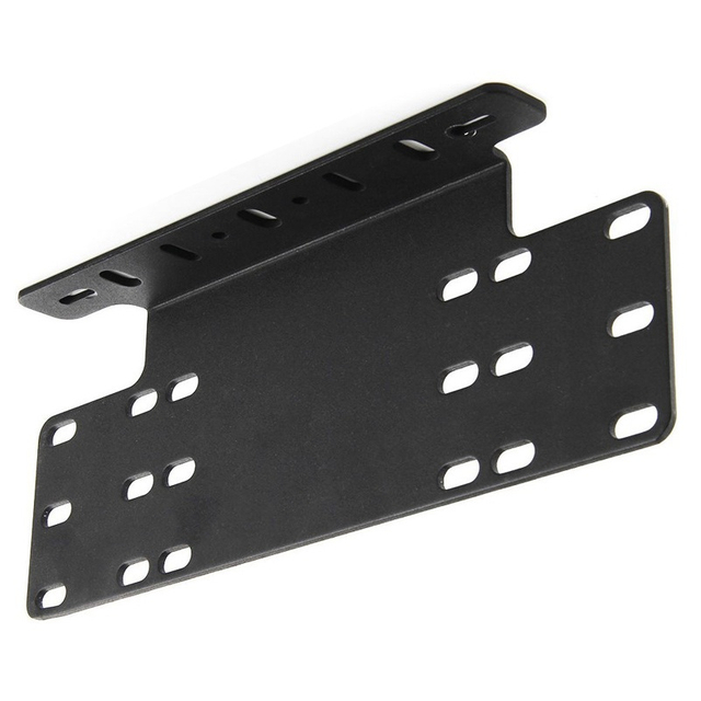 EU / US Car Front License Plate Powder Coated Polished Bracket for Mounting LED Work Light Bar