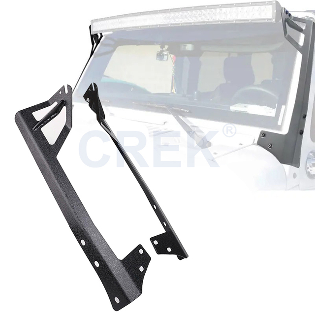 Support de barre de toit de 52 pouces hors route modifié pour Jeep Wrangler JK